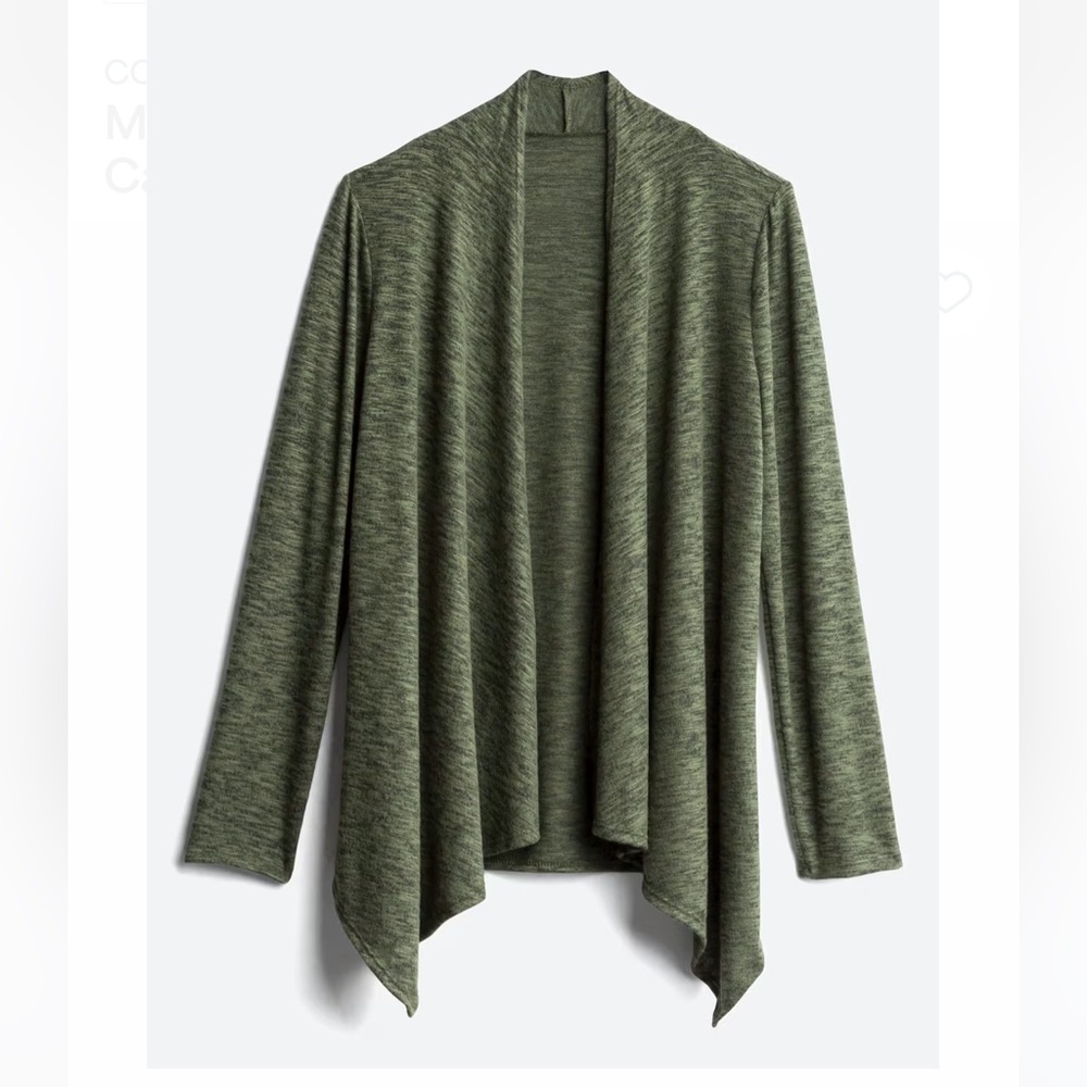 Cotton Emporium Olive Green Women's Cardigan